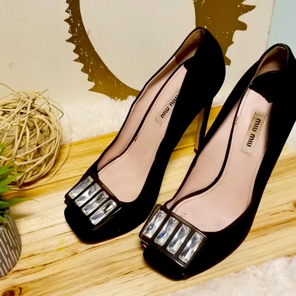 Miu Miu Crystal Stilettos 👠